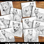 hyena coloring pages by happy colorist