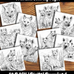 hyena coloring pages by happy colorist