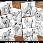 hyena coloring pages by happy colorist