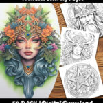 pagan coloring pages by happy colorist