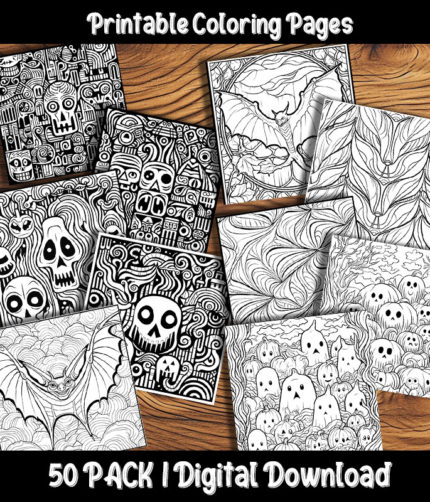 halloween pumpkin pattern coloring pages by happy colorist