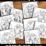ogre coloring pages by happy colorist