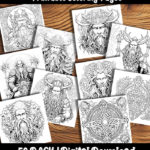 pagan coloring pages by happy colorist