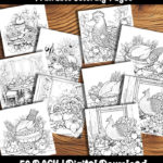 thanksgiving coloring pages by happy colorist