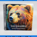 Bear Necessities coloring book by happy colorist