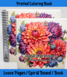 floral impressions coloring book by happy colorist