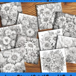 floral impressions coloring book by happy colorist