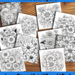 floral impressions coloring book by happy colorist