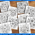 floral impressions coloring book by happy colorist