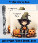 pumpkin tots coloring book by happy colorist