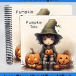 pumpkin tots coloring book by happy colorist