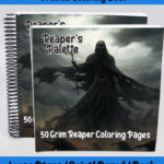 reaper's palette coloring book by happy colorist