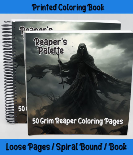 reaper's palette coloring book by happy colorist