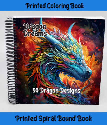 dragon dreams coloring book by happy colorist