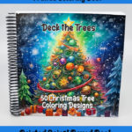 Deck the Trees coloring book by happy colorist