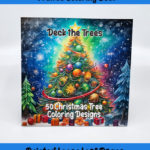 Deck the Trees coloring book by happy colorist