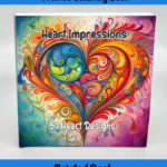 Heart Impressions coloring book by Happy Colorist