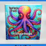 Tentacle Trails coloring book by Happy Colorist