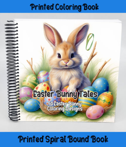 easter bunny tales coloring book by happy colorist