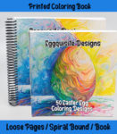 Eggquisite Designs Coloring Book by happy colorist