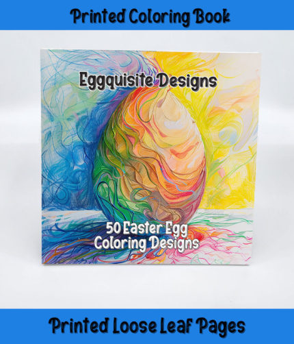 Eggquisite Designs Coloring Book by happy colorist