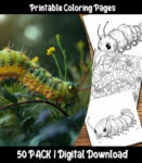 Caterpillar Coloring Pages