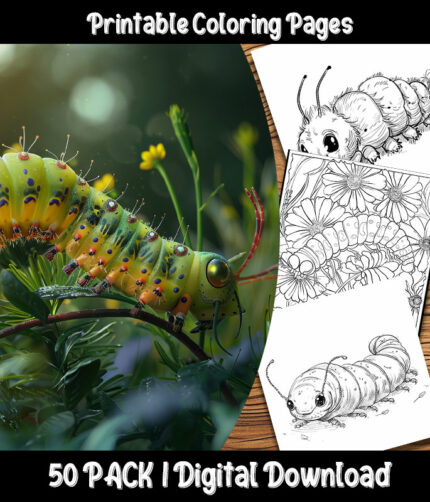 Caterpillar Coloring Pages