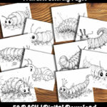 Caterpillar Coloring Pages