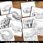 Caterpillar Coloring Pages