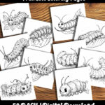 Caterpillar Coloring Pages