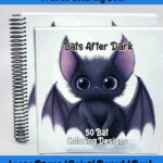 Bats After Dark coloring book by happy colorist