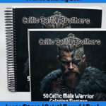 Celtic Battle Brothers coloring book by happy colorist