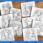 Elven Grace Coloring Book by Happy Colorist