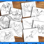 Bats After Dark coloring book by happy colorist