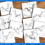 Bats After Dark coloring book by happy colorist